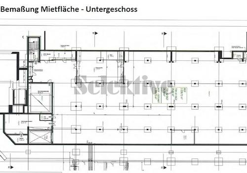 Bauteil A, Grundriss Untergeschoss