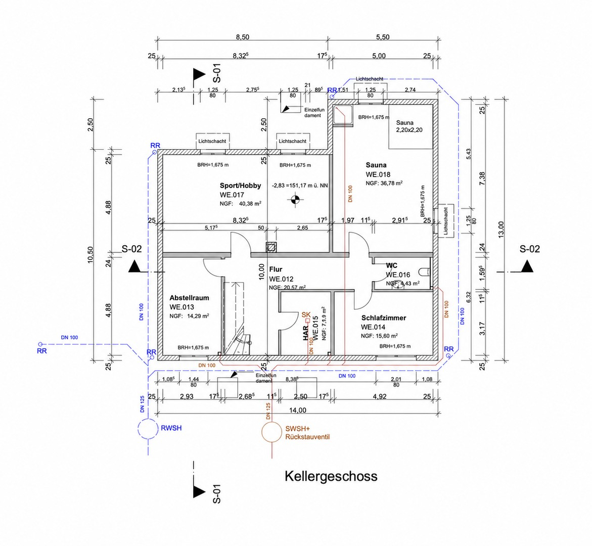 Grundriss UG