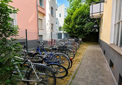 Fahrradabstellbereich