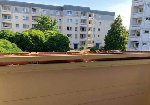 Blick vom Balkon