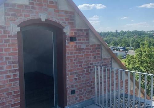 Ausgang zur Dachterrasse 