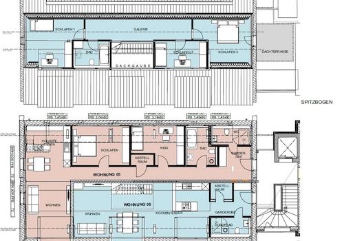 Blaue Wohnung 06 (Maisonette)
