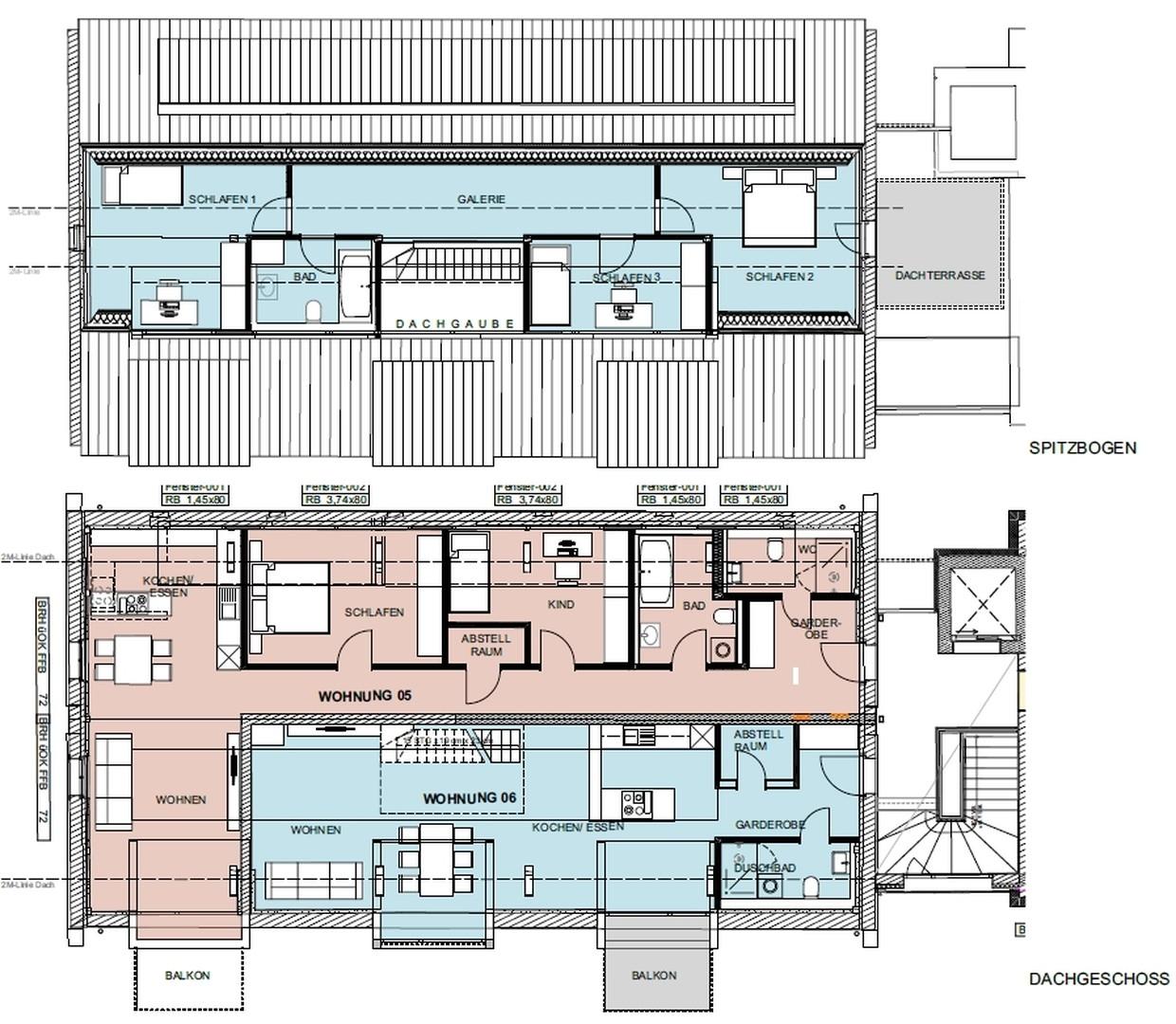 Blaue Wohnung 06 (Maisonette)