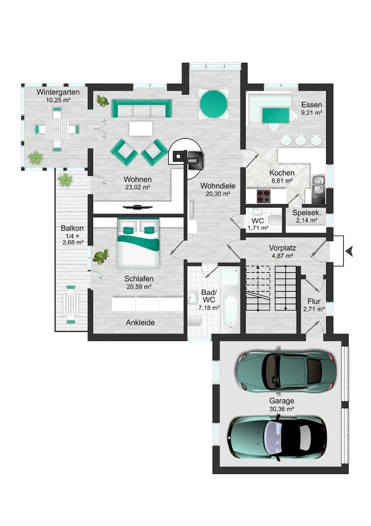 Grundriss EG 