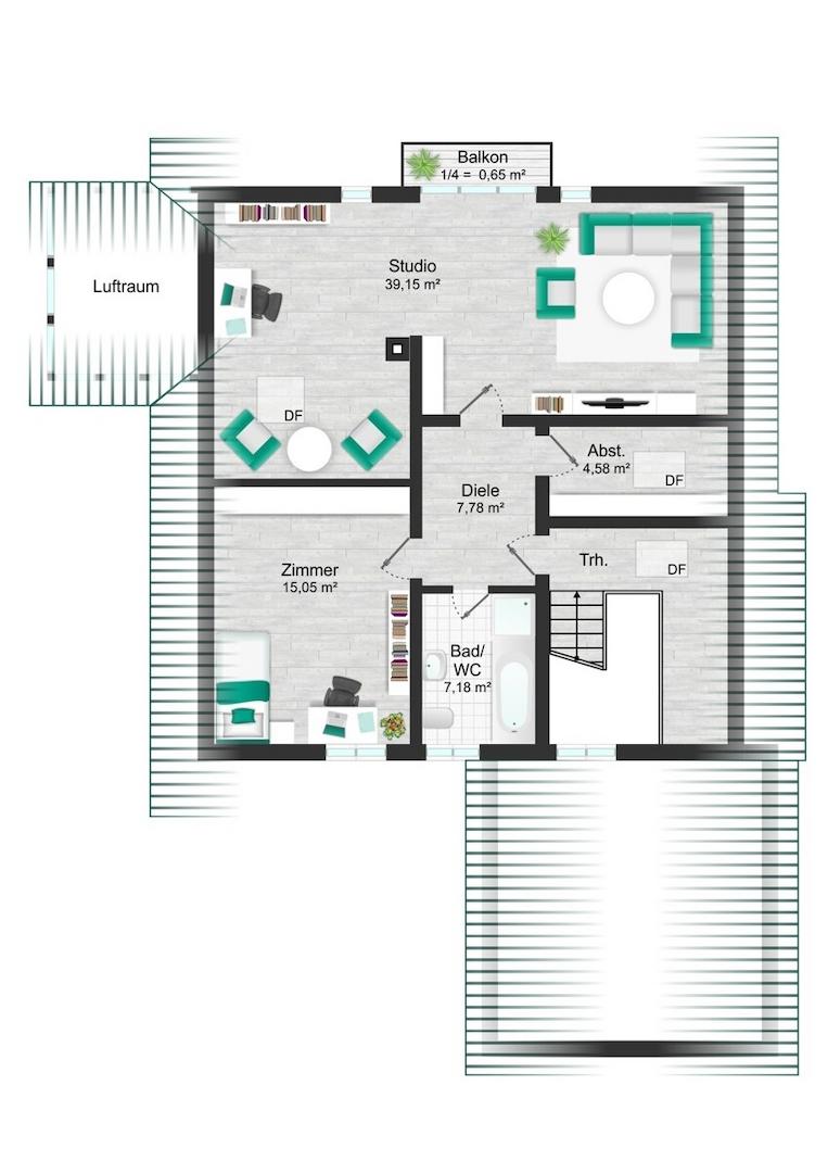 Grundriss DG 