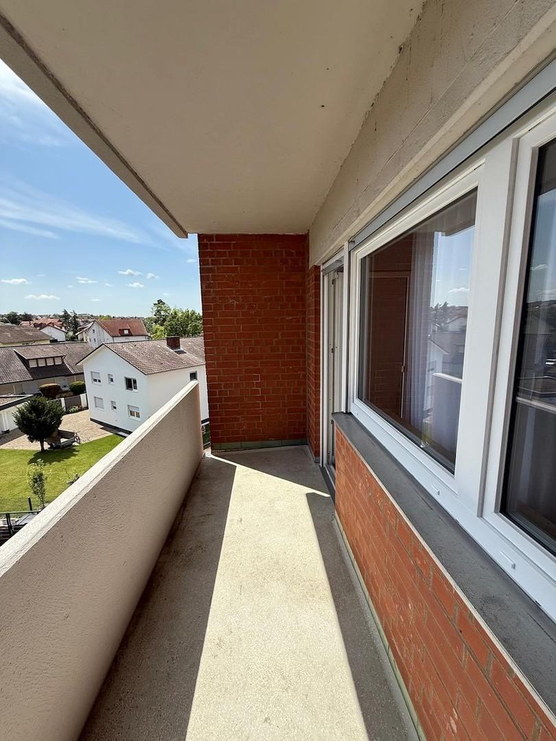 Balkon mit Ostausrichtung