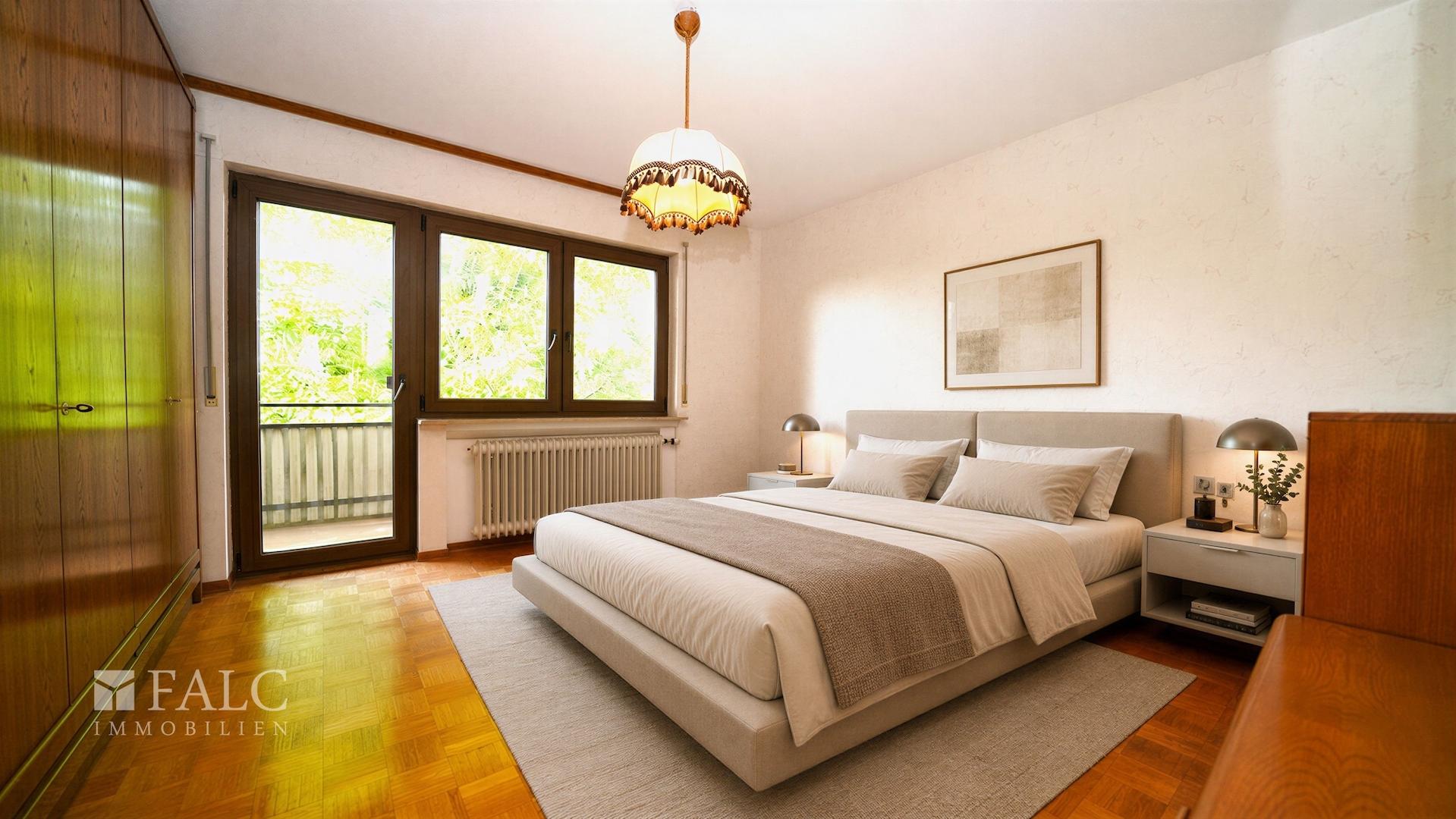 Schlafzimmer EG rechts (Vis.)