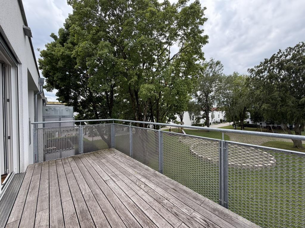 Ausblick vom Balkon