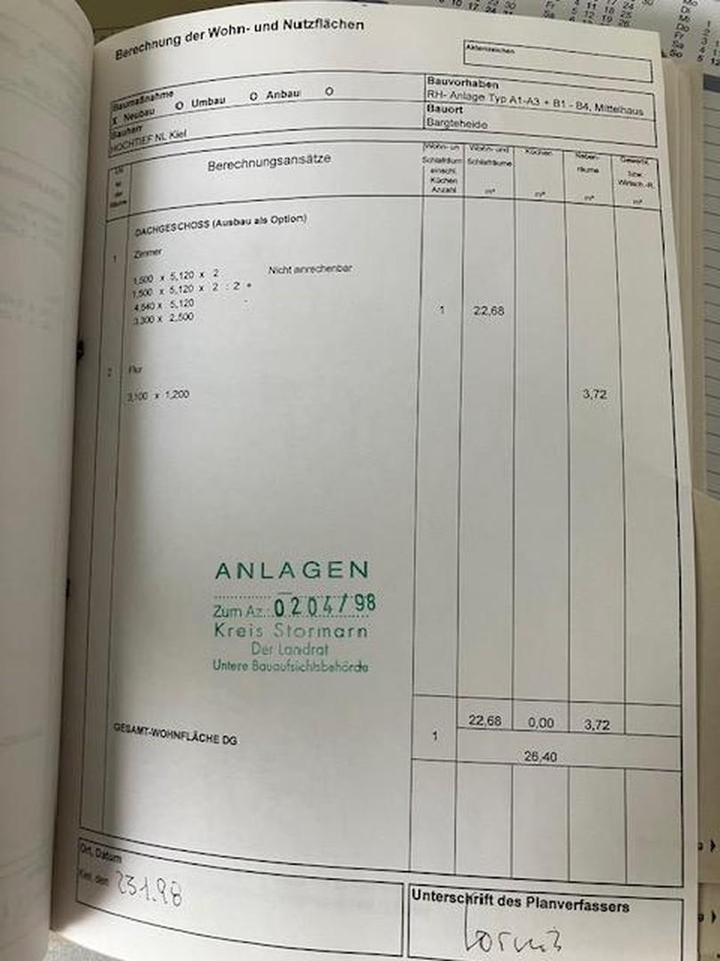 Flächenberechnung DG