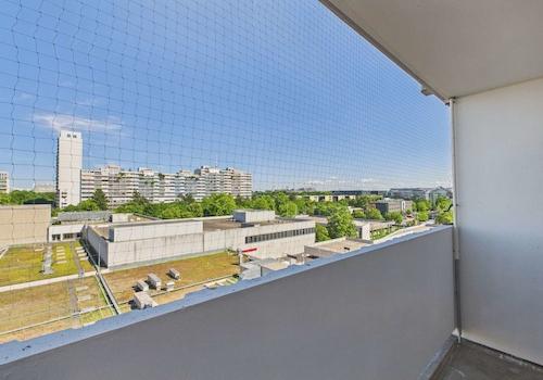 Blick vom Balkon