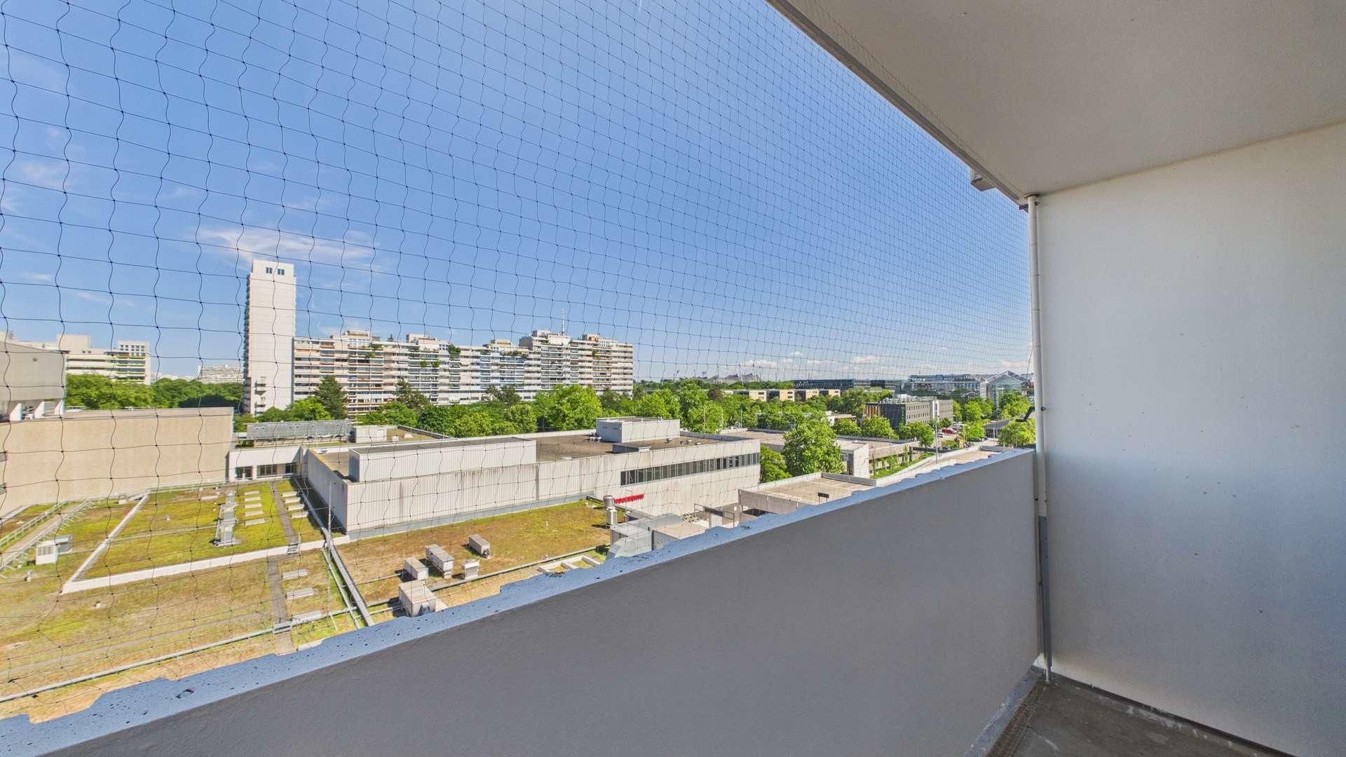 Blick vom Balkon
