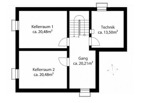 Grundriss Kellergeschoss