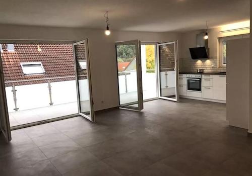 Blick Richtung Balkon/Küche