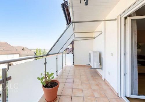 Balkon vom Wohnzimmer