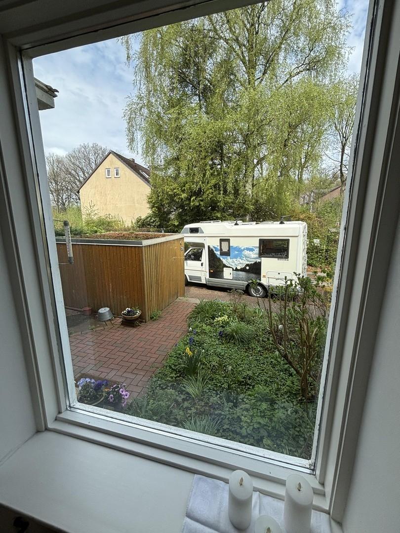 Blick in den Vorgarten