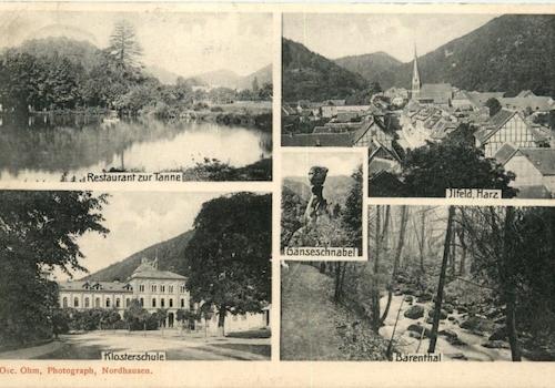 Harztor/Ilfeld alte Postkarte
