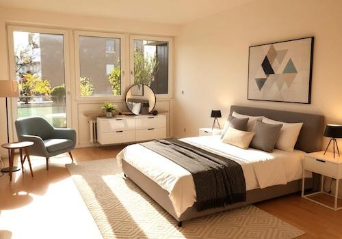 Schlafzimmer KI-generiert