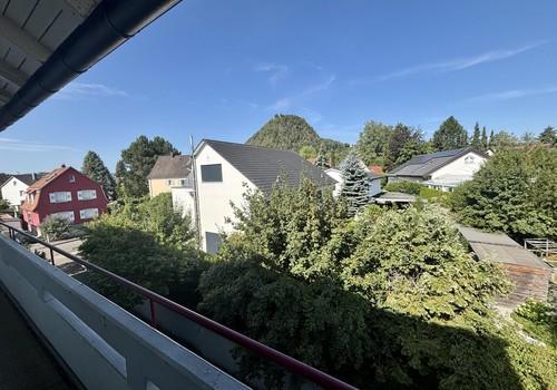 Blick vom Balkon zum Hohentwie