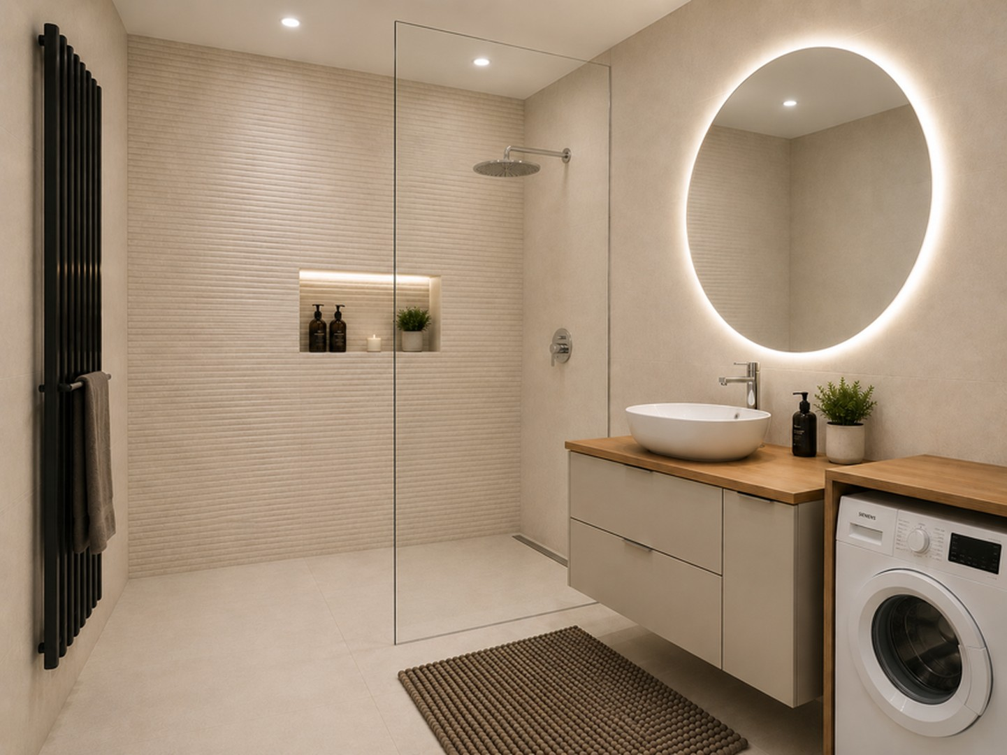 Modernisiertes Badezimmer