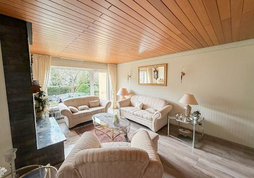2. Wohnzimmer mit Kamin (EG)