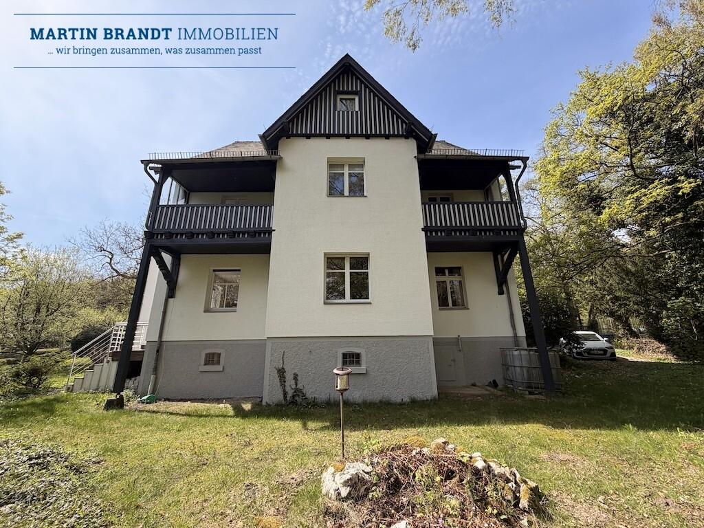 Balkonansicht des Hauses