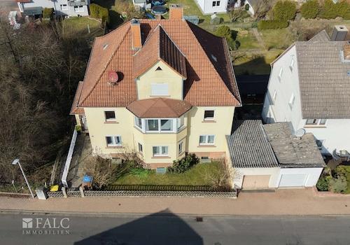 Haus vorne von oben