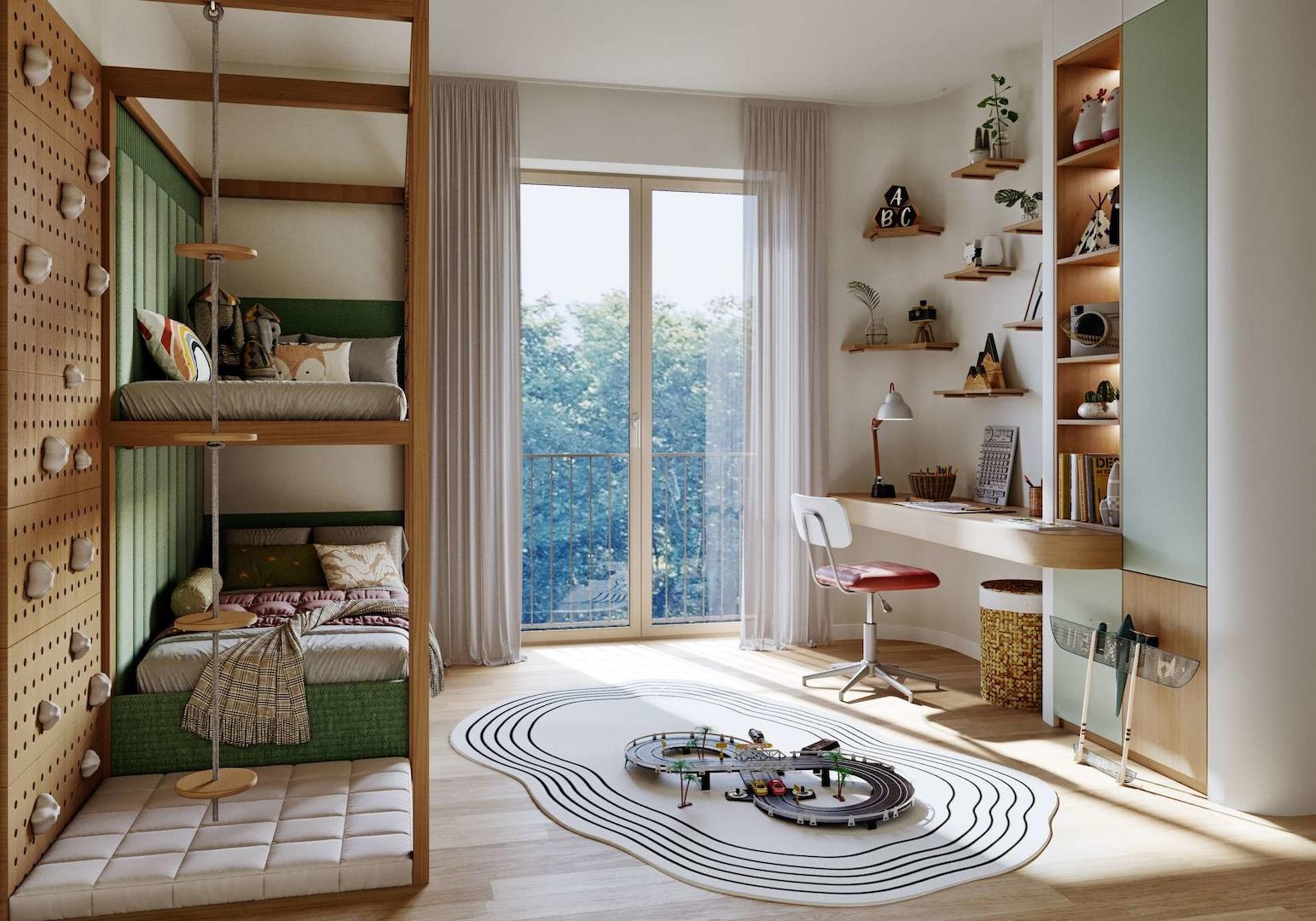 Kinderzimmer - Visualisierung
