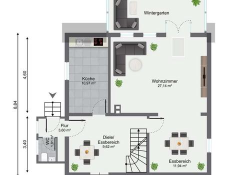 Grundriss Erdgeschoss