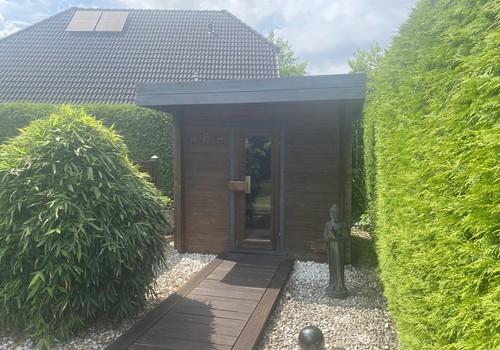 Sauna Blockbohlenhaus