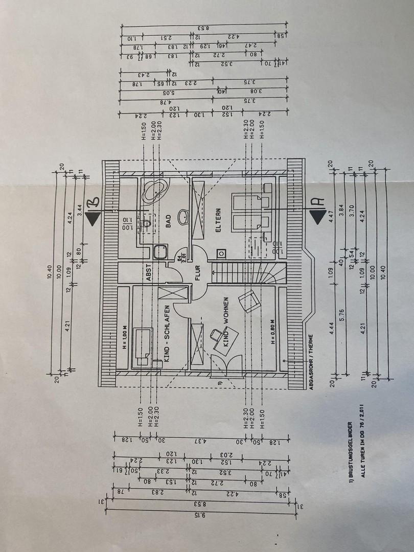 Grundriss Dachgeschoss