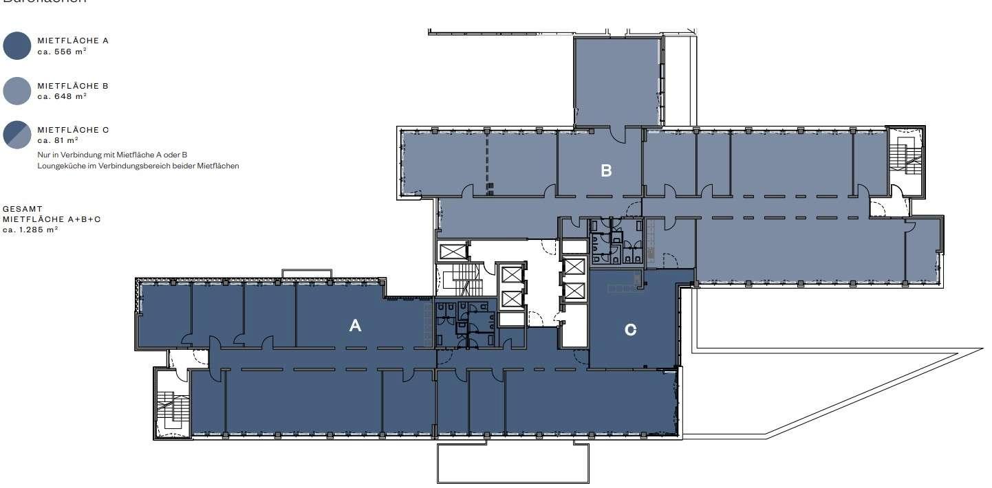 GR 1.OG 1285 m²