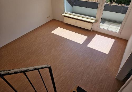 Blick vom DG in den Wohnbereich