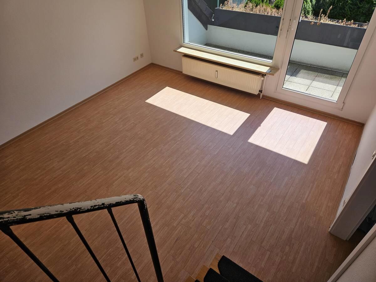 Blick vom DG in den Wohnbereich