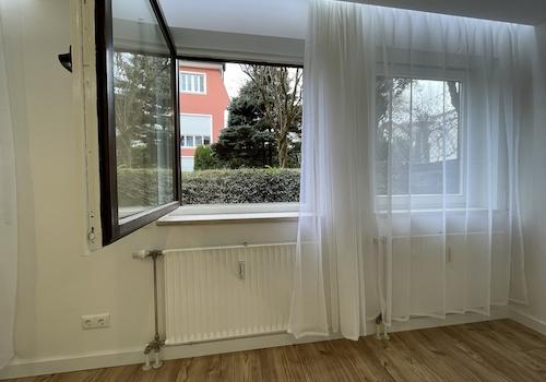 Blick aus dem Wohnzimmer
