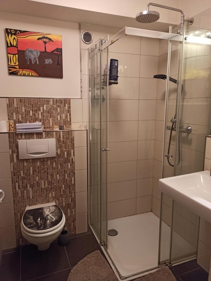 Gäste-WC mit Dusche
