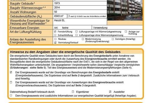 Energieausweis