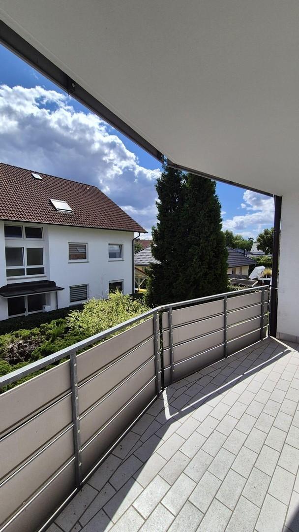 Blick vom Balkon