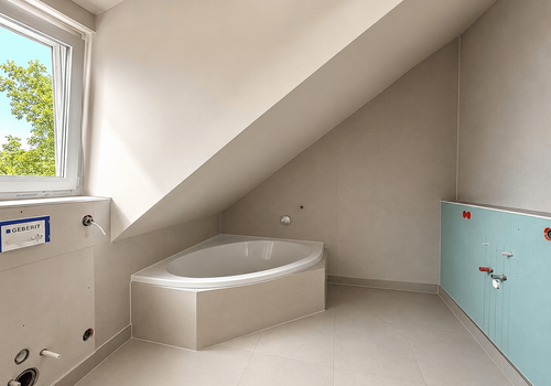 Badezimmer im DG