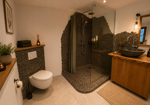 Badezimmer im Erdgeschoss