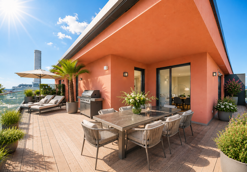 Terrassenvisualisierung