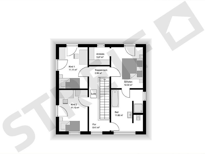 City Grundriss OG