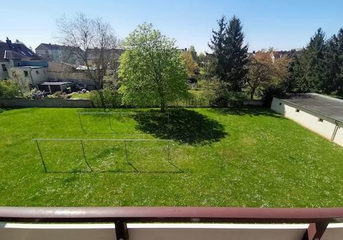Blick vom Balkon
