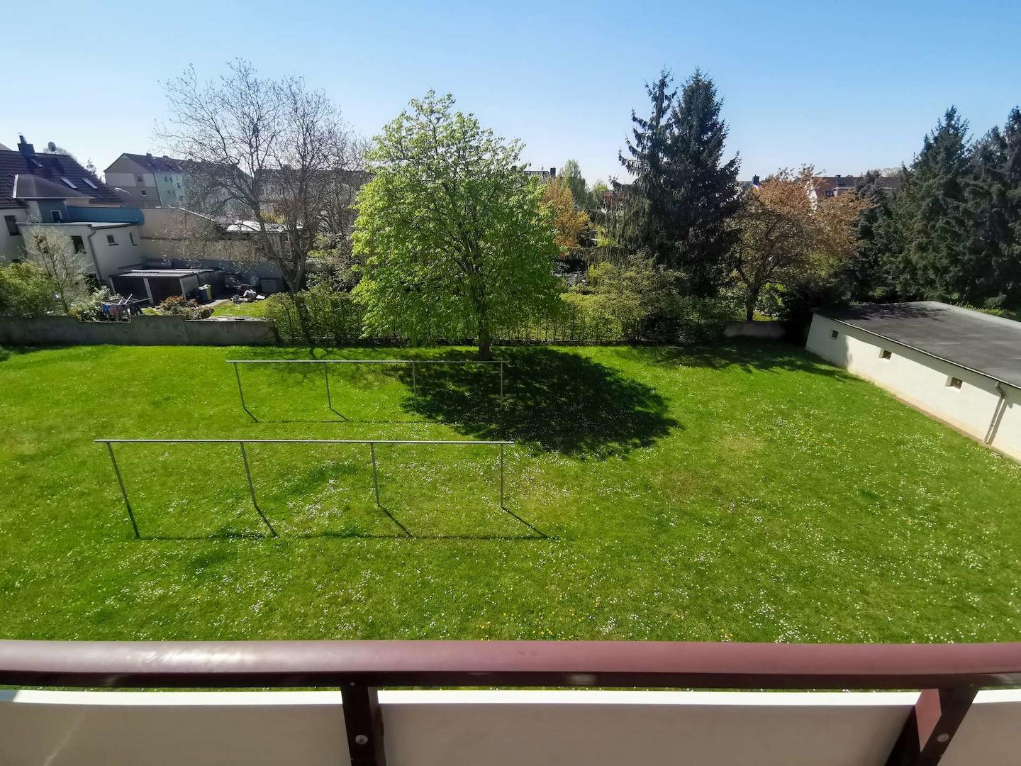 Blick vom Balkon