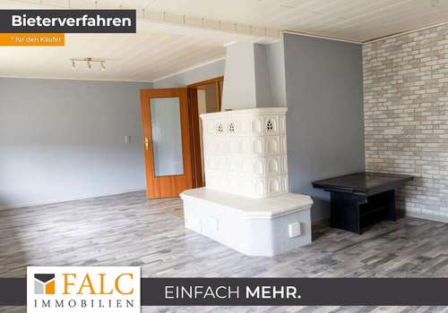 Wohnzimmer mit tollem Ofen