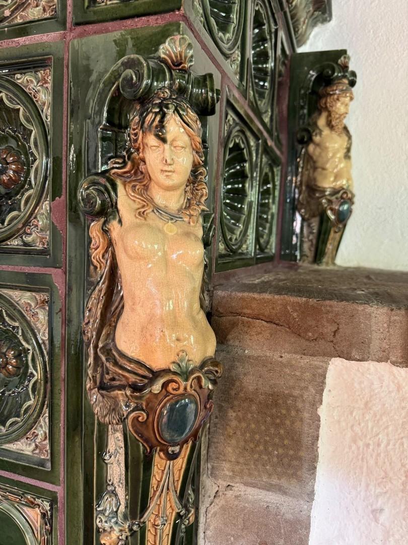 Kachellofen Jugendstil