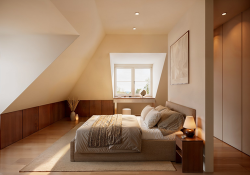 Schlafzimmer Dachgeschoss