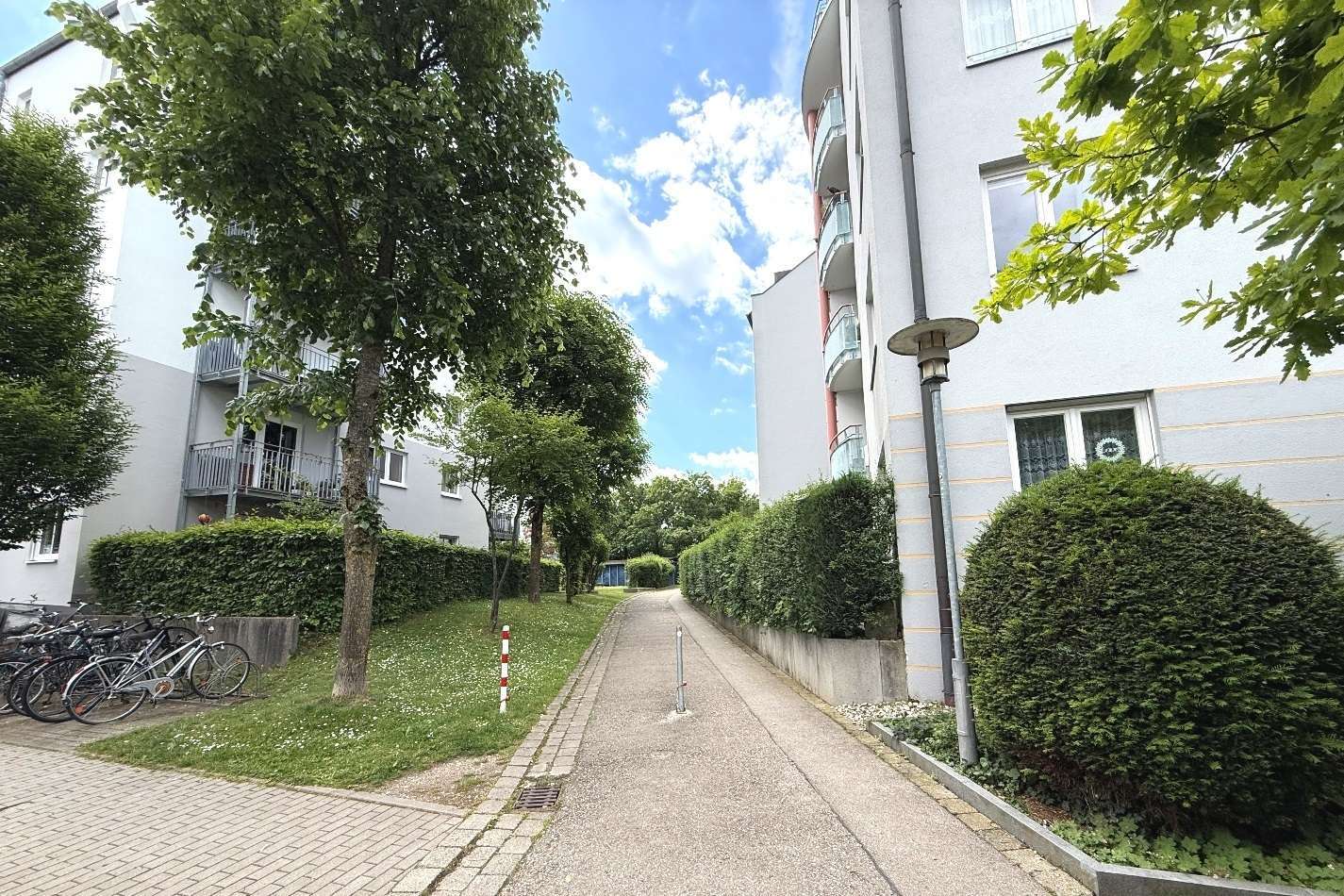 ruhige Innenhoflage