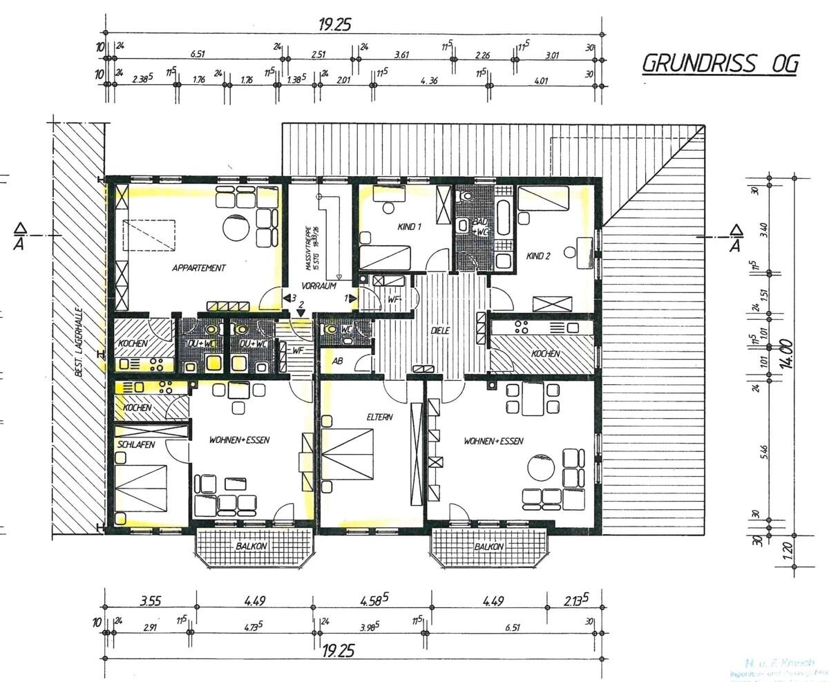 Grundriss Dachgeschoss