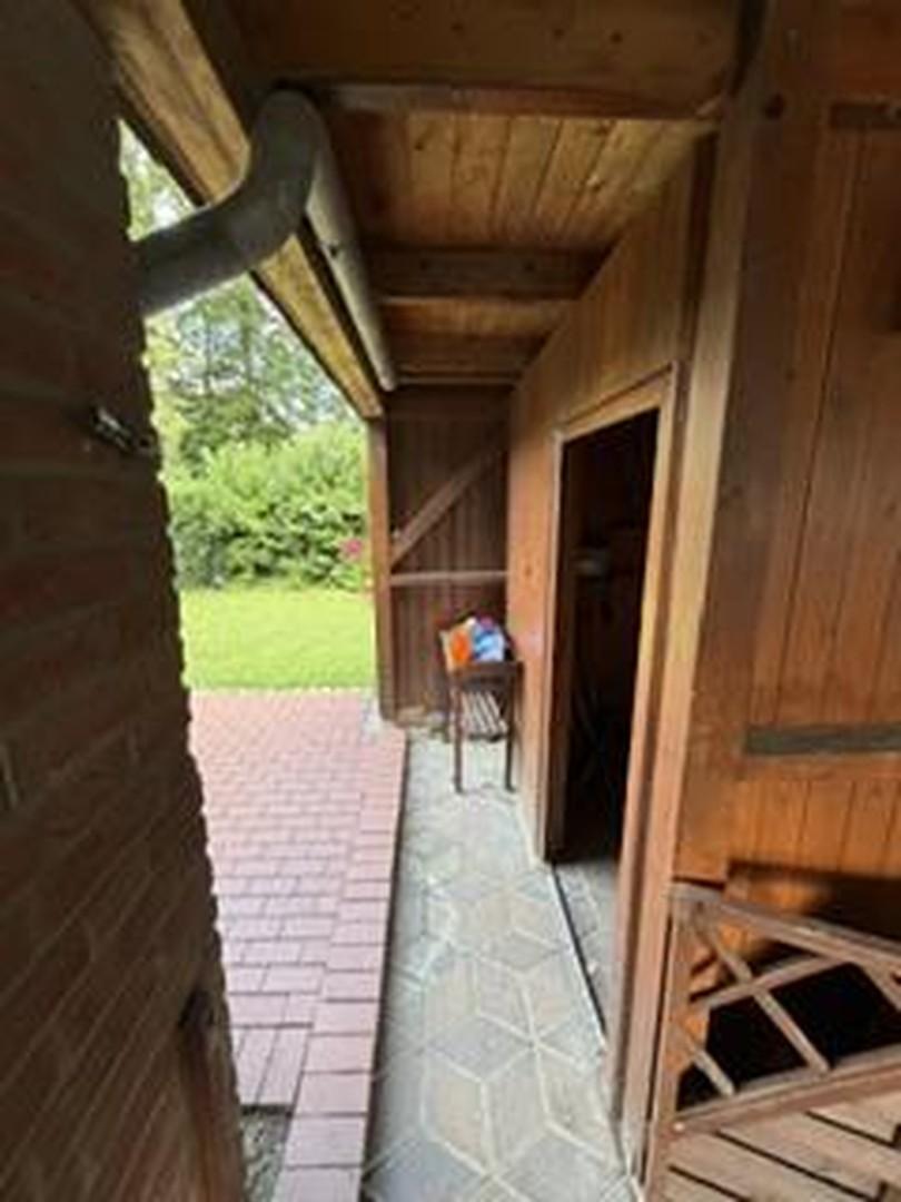 Carport mit Geräteraum