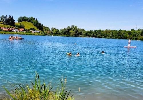 Allgäuer Bergsee in der Nähe